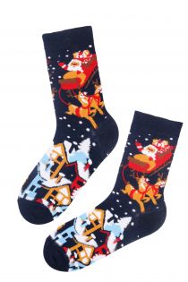 SWEET HOME cotton Christmas socks | BestSockDrawer.com