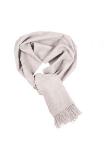 Alpaca wool light grey scarf | BestSockDrawer.com