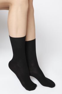 SIENNA black medical socks for diabetics | BestSockDrawer.com