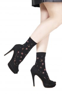 ALLIE black 60 DENIER women's socks | BestSockDrawer.com