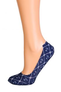ANCHOR footies with anchors | BestSockDrawer.com