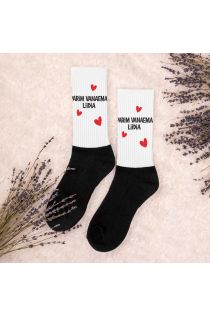 Personalized socks with text of your choice | BestSockDrawer.com