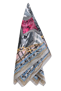 CARLOFORTE grey neckerchief | BestSockDrawer.com