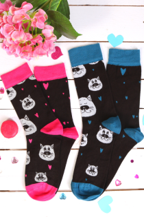 COUPLE Valentine's Day giftbox with 2 pairs of socks | BestSockDrawer.com