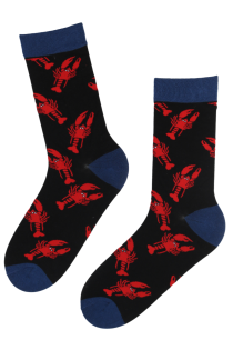 LOBSTER cotton socks for men | BestSockDrawer.com