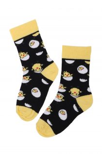 EGG CHICK cotton socks with chicks for children | BestSockDrawer.com