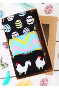 ROOSTER DAD gift box containing 3 pairs of socks | BestSockDrawer.com