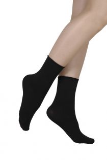 ELENA black socks containing silk | BestSockDrawer.com