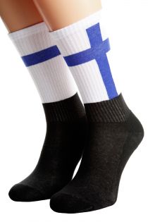 FINLAND flag socks for men and women | BestSockDrawer.com
