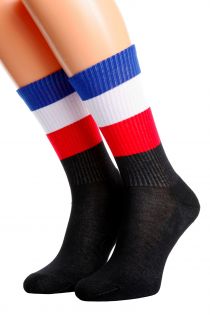 FRANCE flag socks for men and women | BestSockDrawer.com