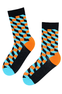 FRANK orange cotton socks for men | BestSockDrawer.com
