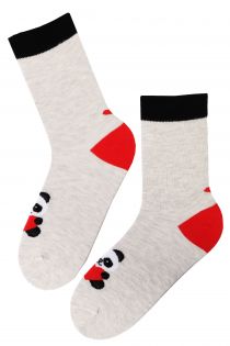 FRIENDSHIP grey Valentine's Day cotton socks | BestSockDrawer.com