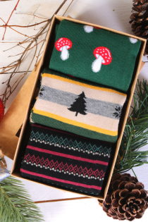 FROSTY gift box with 3 pairs of socks | BestSockDrawer.com