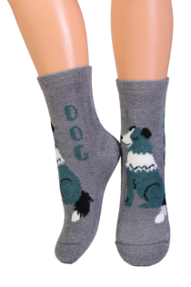 FURBI gray warm socks for children | BestSockDrawer.com