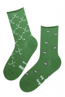 GOLF green socks for women | BestSockDrawer.com