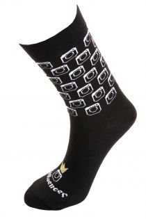 INFLUENCER black cotton socks for women | BestSockDrawer.com