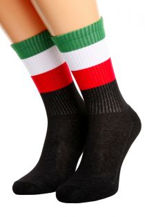 ITALY flag socks for men and women | BestSockDrawer.com