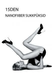 SENSATION 15 DEN nanofiber tights for women, black | BestSockDrawer.com