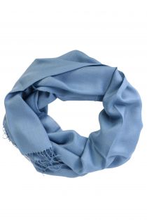 Alpaca wool and silk sea blue shawl | BestSockDrawer.com