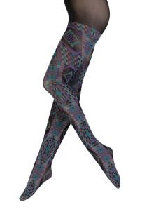PATY colorful patterned tights | BestSockDrawer.com