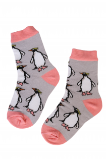 PINGU cotton socks with penguins for kids | BestSockDrawer.com