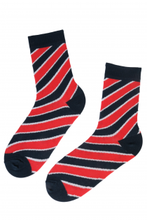 KEVIN striped cotton socks | BestSockDrawer.com