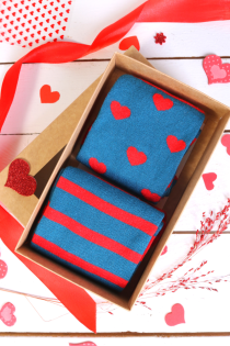 PURE LOVE Valentine's Day gift box with 2 pairs of socks | BestSockDrawer.com
