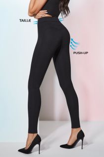 PERRIE 200DEN black viscose leggings | BestSockDrawer.com