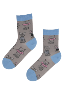 READY cotton socks with cats | BestSockDrawer.com