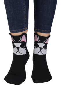 REX black socks for a dog lover | BestSockDrawer.com