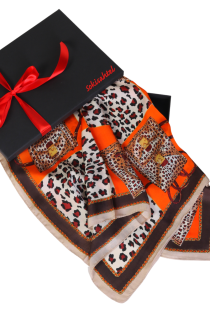 SCARF leopard print neckerchief | BestSockDrawer.com