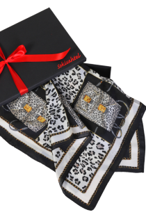 SCARF black and white pattern neckerchief | BestSockDrawer.com