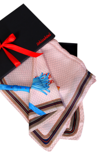 SCARF light pink neckerchief | BestSockDrawer.com