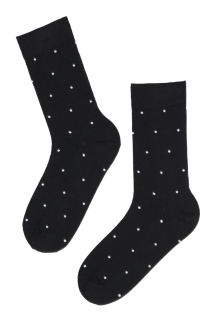 SILVER black cotton socks with silver thread | BestSockDrawer.com