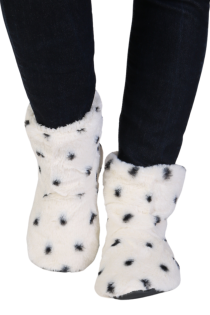 SOFTY warm white slippers | BestSockDrawer.com