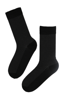 OWEN black suit socks for men | BestSockDrawer.com