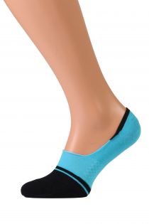VALERI blue no show socks for men | BestSockDrawer.com