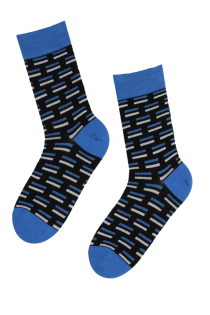 KAIDO cotton socks for men with Estonian flags | BestSockDrawer.com