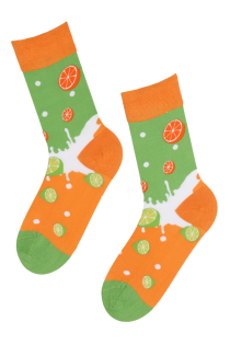 MOJITO socks with citruses | BestSockDrawer.com