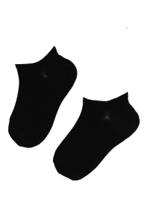 MONDI black viscose socks for children | BestSockDrawer.com
