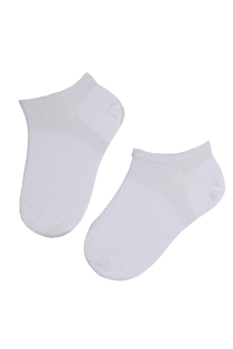 MONDI white viscose socks for children | BestSockDrawer.com