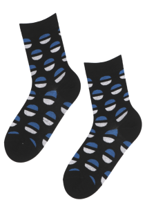 MY ESTONIA black socks with flags for men and women | BestSockDrawer.com