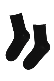OLEV black silver thread antibacterial socks for men | BestSockDrawer.com