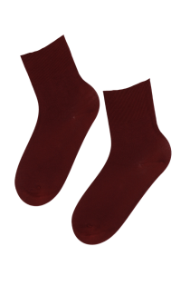 SIENNA burgundy medical socks for diabetics | BestSockDrawer.com