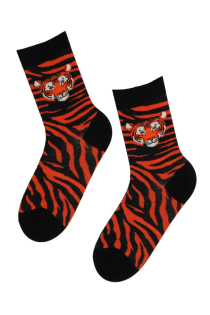 TIGER cotton socks for animal lovers | BestSockDrawer.com