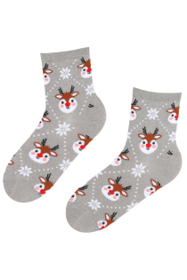 COMET silver glittering Christmas socks for women | BestSockDrawer.com