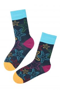 STARFISH sea themed cotton socks | BestSockDrawer.com