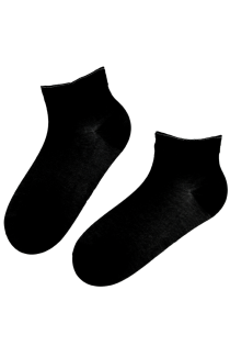 TESSA black low-cut socks | BestSockDrawer.com