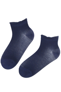 TESSA dark blue low-cut socks | BestSockDrawer.com