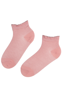TESSA pink low-cut socks | BestSockDrawer.com